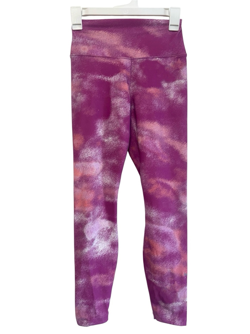 Nike One Dri-FIT Women's 7/8 Leggings Size S High Rise Tie Dye Purple NWT
